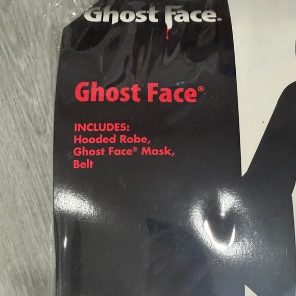 Spirit Ghost Face Kids Costume - Black and White - Picture 3 of 3